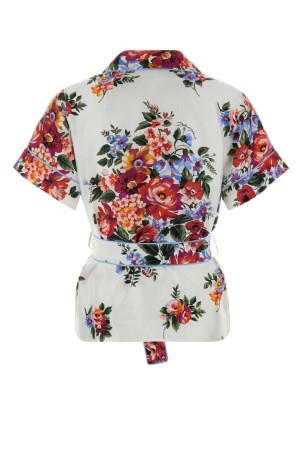 Printed twill shirt DOLCE & GABBANA (F5S23TIS11I)
