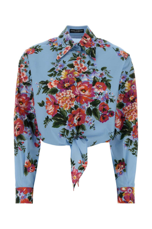 Printed cotton shirt DOLCE & GABBANA (F5T76THS5UU)