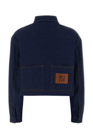 Blue denim jacket FENDI (FLF856AOHS)