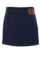 Denim mini skirt FENDI (FLQ608AOHS)