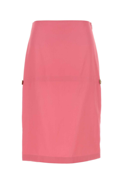 Fluo pink viscose blend skirt FENDI (FQ7723AW9B)