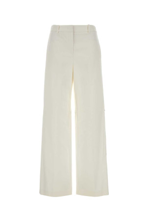 White cotton pant FENDI (FR6711AW7Q)