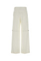 White cotton pant FENDI (FR6711AW7Q)