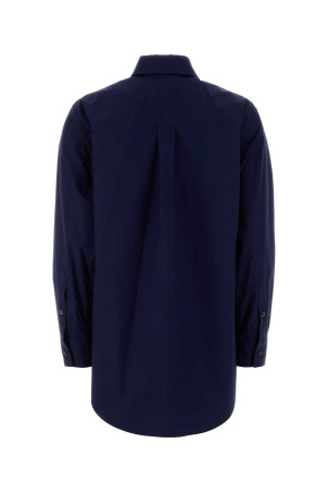 Navy blue poplin shirt FENDI (FS8355AW7V)