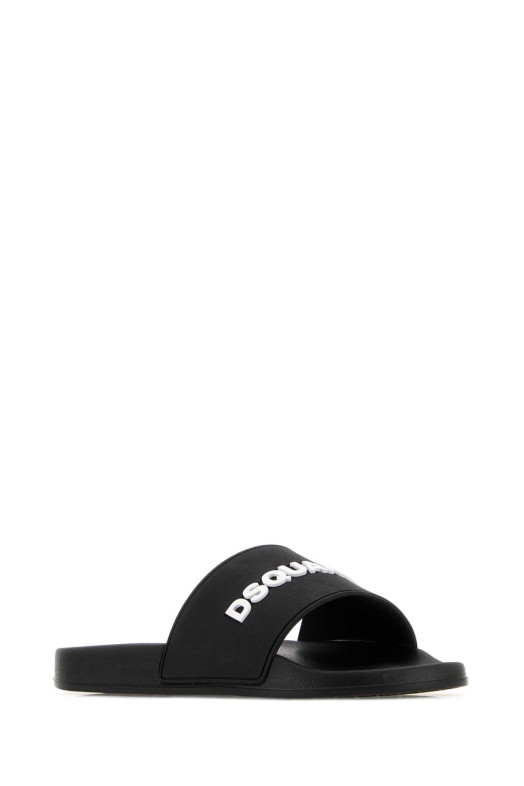Black rubber slippers DSQUARED (FSM008517208869)