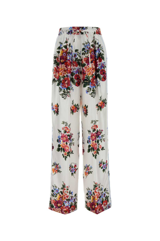 Printed twill wide-leg pant DOLCE & GABBANA (FTDBNTIS11I)