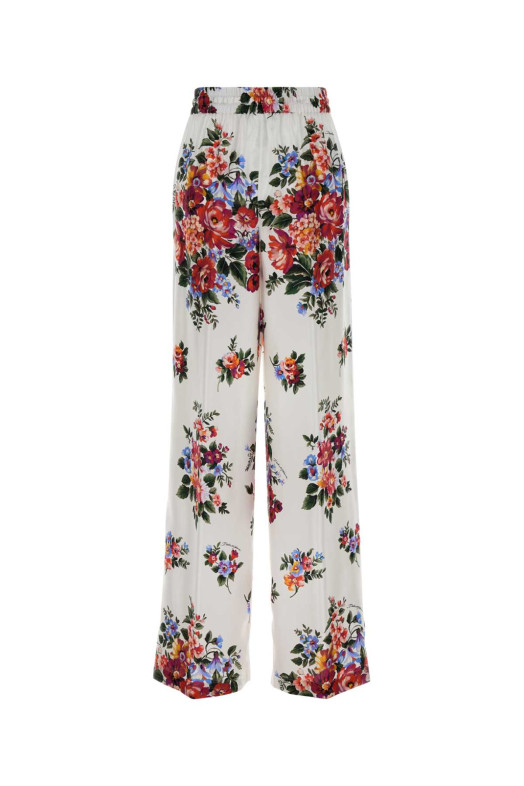 Printed twill wide-leg pant DOLCE & GABBANA (FTDBNTIS11I)