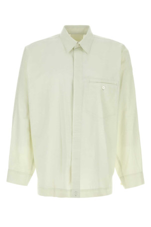 Light green cotton shirt HOMME PLISSE' ISSEY MIYAKE (HP66FJ301)
