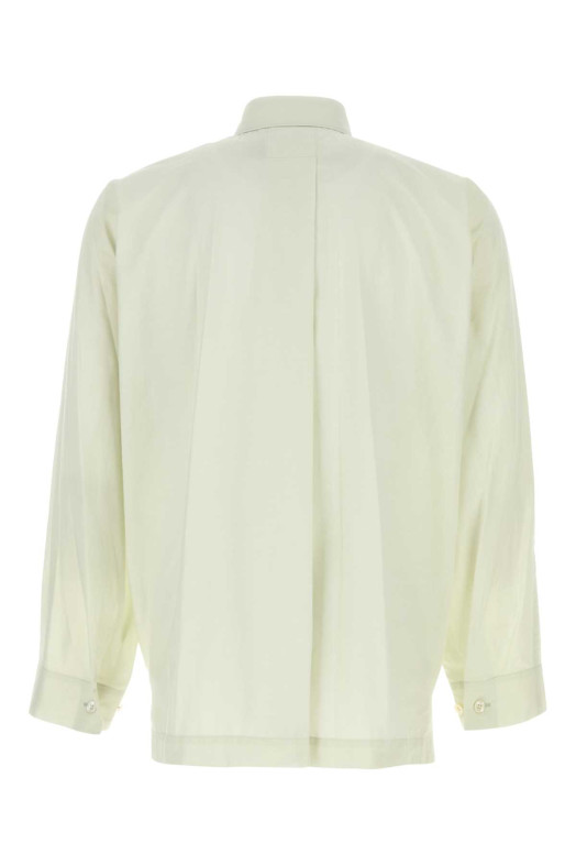 Light green cotton shirt HOMME PLISSE' ISSEY MIYAKE (HP66FJ301)