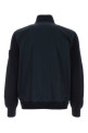 Navy blue cotton jacket Black STONE ISLAND (L1S154100044S0F01)