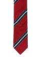 Embroidered silk tie Red THOM BROWNE (MNL001AF1117)