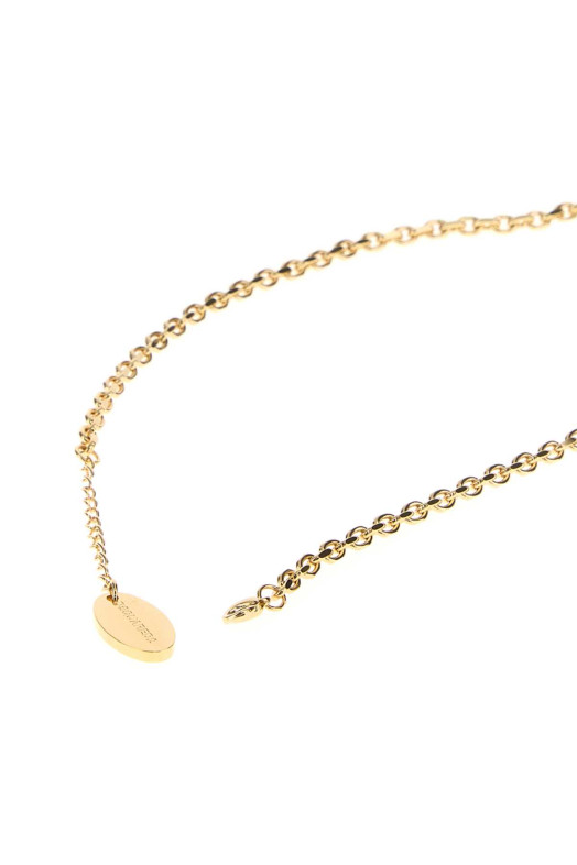 Gold metal 2D necklace DSQUARED (NEW033737202807)