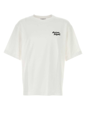 White cotton t-shirt MAISON KITSUNE (OM00123KJ0119)