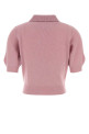 Pink cashmere polo shirt MARNI (POMD0035E0UFX325)