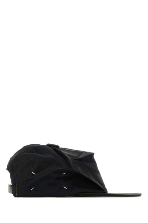 Black cotton baseball cap MAISON MARGIELA (S50TC0080M35673)
