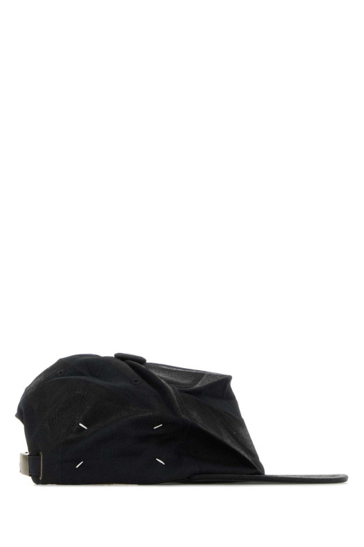 Black cotton baseball cap MAISON MARGIELA (S50TC0080M35673)