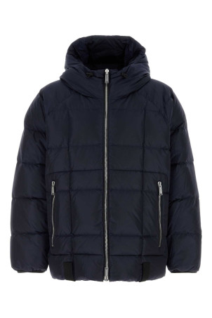 Navy blue nylon down jacket Denim DSQUARED (S71AN0643S53817)