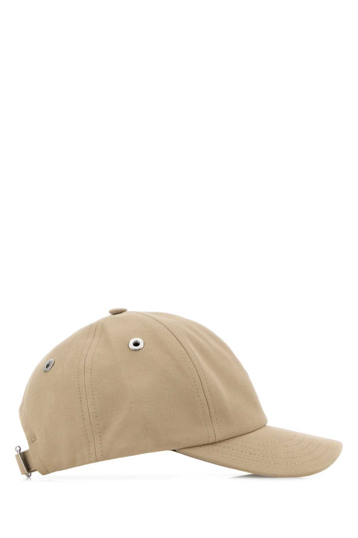 Beige cotton baseball cap AMI (UCP265AW0041)