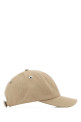 Beige cotton baseball cap AMI (UCP265AW0041)