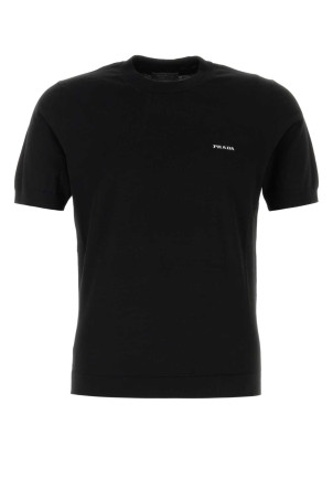 Black cotton sweater Black PRADA (UMF209SOOO1811)