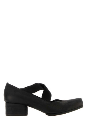 Black leather pumps UMA WANG (US9101)