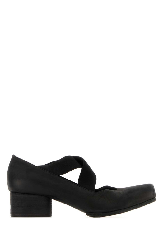 Black leather pumps UMA WANG (US9101)