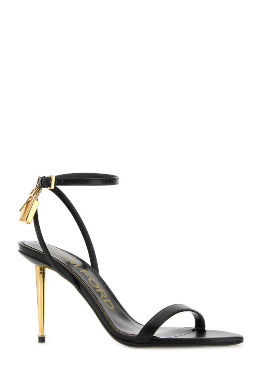Black leather sandals TOM FORD (W2748LKD002P)