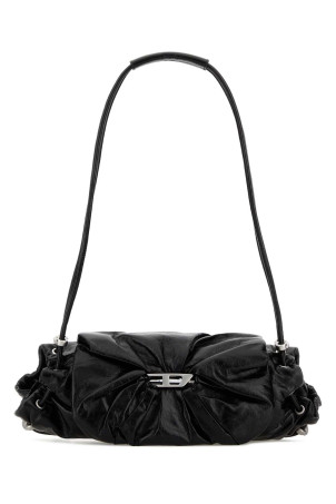 Black leather Scrunch-D shoulder bag DIESEL (X10331P1003)