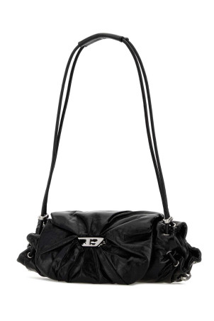 Black leather Scrunch-D shoulder bag DIESEL (X10331P1003)