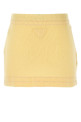 Yellow cashmere mini skirt PRADA (21480SOOO1ISX)