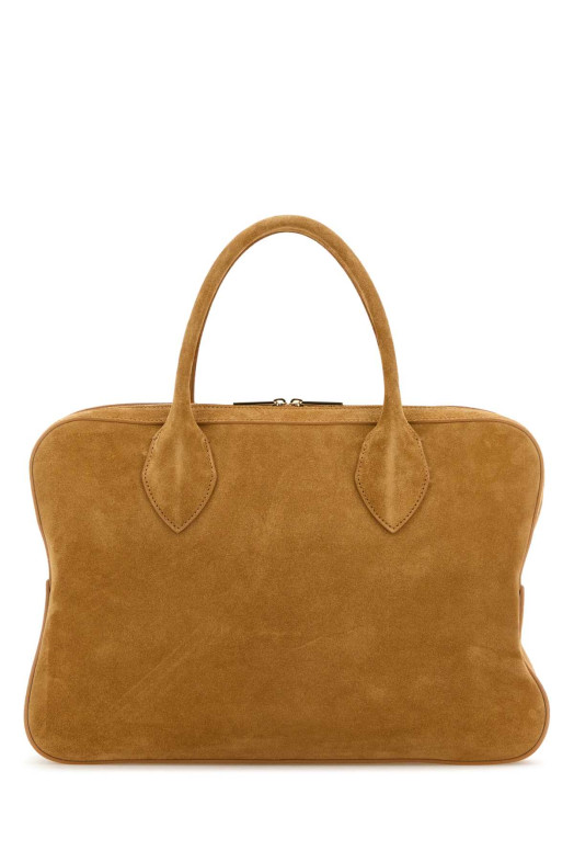 Camel suede medium handbag SALVATORE FERRAGAMO (219872779502)