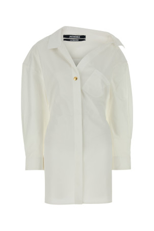 LA MINI ROBE CHEMISE White JACQUEMUS (243DR0941520)