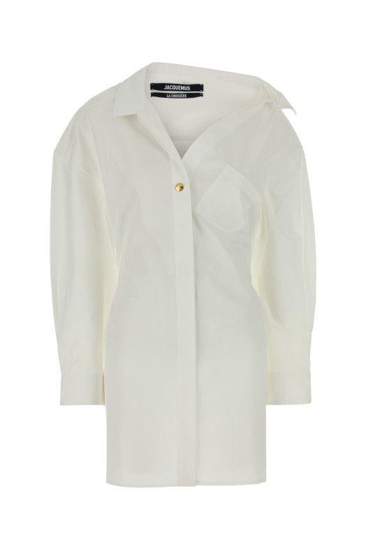 LA MINI ROBE CHEMISE White JACQUEMUS (243DR0941520)