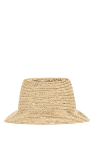 Beige raffia Fedora hat SAINT LAURENT (7030123YG57)
