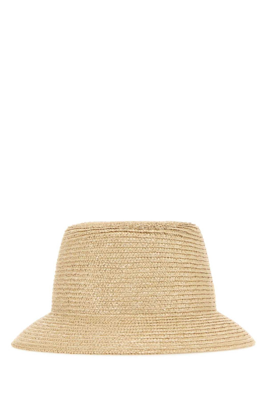 Beige raffia Fedora hat SAINT LAURENT (7030123YG57)