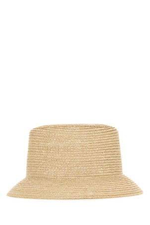 Beige raffia Fedora hat SAINT LAURENT (7030123YG57)