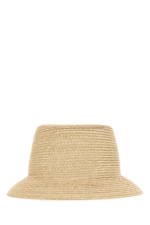 Beige raffia Fedora hat SAINT LAURENT (7030123YG57)