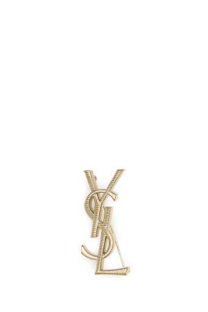 Gold metal Cassandre brooch SAINT LAURENT (804317Y1500)