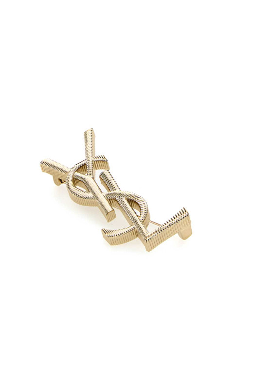 Gold metal Cassandre brooch SAINT LAURENT (804317Y1500)