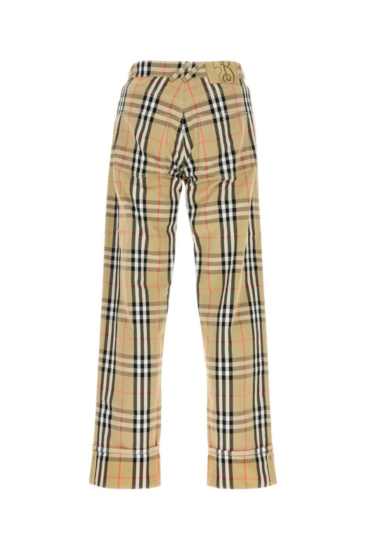 Embroidered canvas pant BURBERRY (8096639)
