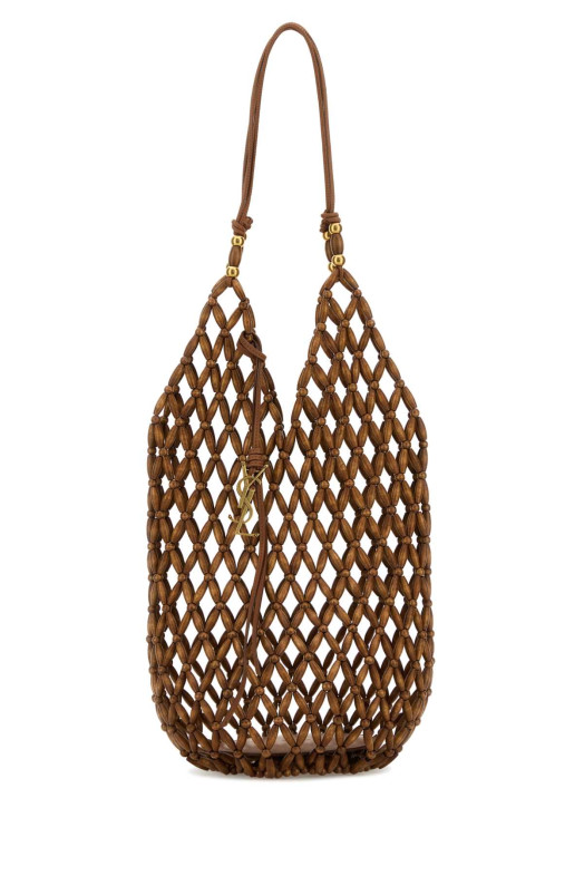 Brown beads bucket bag SAINT LAURENT (821911KAAA2)