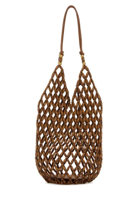 Brown beads bucket bag SAINT LAURENT (821911KAAA2)