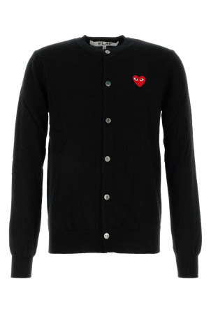 CARDIGAN Black COMME DES GARCONS PLAY (AXN007051)