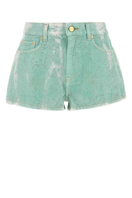 Two-tone denim shorts GANNI (J1735)