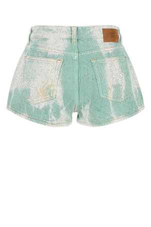 Two-tone denim shorts GANNI (J1735)