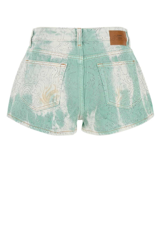Two-tone denim shorts GANNI (J1735)