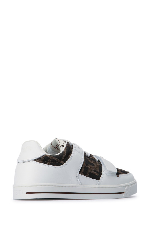 SNEAKER VITELLO+TESS.JACQ.FF FENDI KIDS (JMR476AHGY)