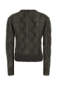 Dark grey nylon blend Minerva sweater Brown GIMAGUAS (MINERVAJUMPER)