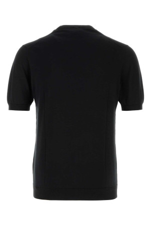 Black cotton sweater FEDELI (MU0D8014)