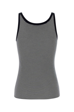 Embroidered silk tank top PRADA (P29A1OSWMO19BV)